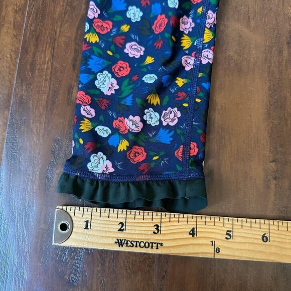 THE UPSIDE Royal Garden Midi Pant in Navy Multi Floral Print - Picture 13 of 13